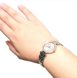 Michael Kors Darci Rose Gold Dial Two Tone Steel Strap Watch for Women - MK4327 Authentic Buy Shop Now