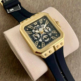 Guess Leo Multifunction Black Dial Black Silicone Strap Watch For Men - GW0637G2 Authentic Buy Shop Now