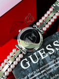 Guess Gala Diamonds Silver Dial Two Tone Steel Strap Watch for Women - GW0531L1 Authentic Buy Shop Now