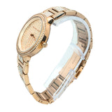 Michael Kors Gabbi Rose Gold Dial Rose Gold Steel Strap Watch For Women - MK3986 Authentic Buy Shop Now
