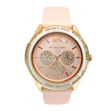 Michael Kors Quartz Pink Dial Pink Silicone Strap Watch For Women - MK6946 Authentic Buy Shop Now