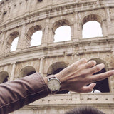 Fossil Townsman Chronograph White Dial Brown Leather Strap Watch for Men - FS5350 Authentic Buy Shop Now