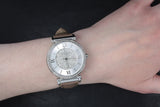 Michael Kors Caitlin Quartz Silver Dial Gray Leather Strap Watch For Women - MK2377 Authentic Buy Shop Now
