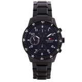 Tommy Hilfiger Jimmy Chronograph Grey Dial Grey Steel Strap Watch For Men - 1791951 Authentic Buy Shop Now