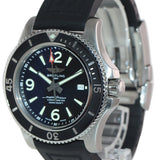 Breitling Superocean II 44mm Black Dial Black Rubber Strap Watch for Men - A17367D71B1S2 Authentic Buy Shop Now