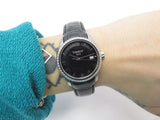 Tissot T Trend Couturier Diamonds Black Dial Black Leather Strap Watch for Women - T035.210.66.051.00 Authentic Buy Shop Now
