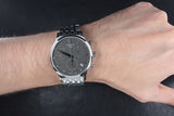 Tissot T Classic Tradition Chronograph Black Dial Silver Steel Strap Watch For Men - T063.617.11.067.00 Authentic Buy Shop Now