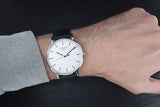 Tissot T Classic Everytime Large White Dial Black Leather Strap Watch For Men - T109.610.16.031.00 Authentic Buy Shop Now