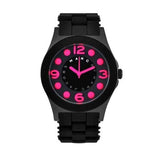 Marc Jacobs Pelly Black Dial Black Silicone Strap Watch for Women - MBM2529 Authentic Buy Shop Now