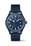 IWC Pilot’s Watch Automatic "Laureus Sport for Good" Edition Blue Dial Blue Nylon Strap Watch for Men - IW328101 Authentic Buy Shop Now