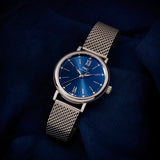 IWC Portofino Automatic Blue Dial Silver Mesh Bracelet Watch for Women - IW357404 Authentic Buy Shop Now