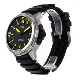 IWC Aquatimer Automatic 2000 Black Dial Black Rubber Strap Watch for Men - IW358001 Authentic Buy Shop Now