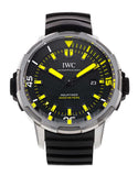 IWC Aquatimer Automatic 2000 Black Dial Black Rubber Strap Watch for Men - IW358001 Authentic Buy Shop Now