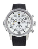 IWC Aquatimer Chronograph White Dial Black Rubber Strap Watch for Men - IW376801 Authentic Buy Shop Now