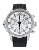 IWC Aquatimer Chronograph White Dial Black Rubber Strap Watch for Men - IW376801 Authentic Buy Shop Now