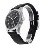 IWC Pilot's Mark XVIII 40mm Black Dial Black Leather Strap Watch for Men - IW327001 Authentic Buy Shop Now