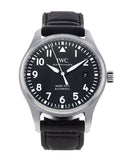 IWC Pilot's Mark XVIII 40mm Black Dial Black Leather Strap Watch for Men - IW327001 Authentic Buy Shop Now