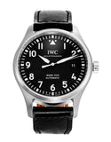 IWC Pilot's Mark XVIII 40mm Black Dial Black Leather Strap Watch for Men - IW327001 Authentic Buy Shop Now