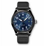 IWC Pilot’s Watch Mark XVIII Edition “Laureus Sport for Good Foundation" Blue Dial Black Nylon Strap Watch for Men - IW324703 Authentic Buy Shop Now
