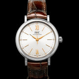 IWC Portofino Automatic Silver Dial Brown Leather Strap Watch for Women - IW357403 Authentic Buy Shop Now