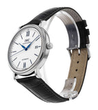 IWC Portofino Automatic '150 Years' Edition Automatic White Dial Black Leather Strap Watch for Men - IW356519 Authentic Buy Shop Now