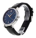 IWC Portofino Automatic Blue Dial Black Leather Strap Watch for Men - IW356523 Authentic Buy Shop Now