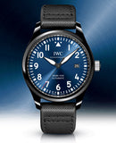 IWC Pilot’s Watch Mark XVIII Edition “Laureus Sport for Good Foundation" Blue Dial Black Nylon Strap Watch for Men - IW324703 Authentic Buy Shop Now