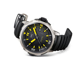 IWC Aquatimer Automatic 2000 Black Dial Black Rubber Strap Watch for Men - IW358001 Authentic Buy Shop Now
