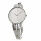 Calvin Klein Drift Silver Dial Silver Steel Strap Watch for Women - K6S2N116 Authentic Buy Shop Now
