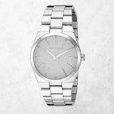 Michael Kors Channing Three Hand Silver Dial Silver Steel Strap Watch For Women - MK6626 Authentic Buy Shop Now