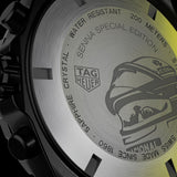 Tag Heuer Formula 1 Chronograph Senna Black Dial Black Leather Strap Watch for Men - CAZ101AJ.FC6487 Authentic Buy Shop Now