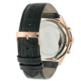 Hugo Boss Talent Chronograph Black Dial Black Leather Strap Watch For Men - 1513580 Authentic Buy Shop Now