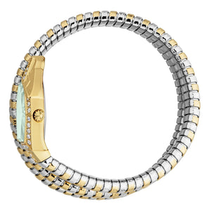 Just Cavalli Mesmerizing Green Dial Two Tone Steel Strap Watch for Women - JC1L304M0065 Authentic Buy Shop Now