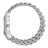 Just Cavalli Twined Mother of Pearl Dial Silver Steel Strap Watch for Women - JC1L305M0015 Authentic Buy Shop Now