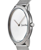 Calvin Klein Minimal Silver Dial Silver Mesh Bracelet Watch for Men - K3M211Y6 Authentic Buy Shop Now