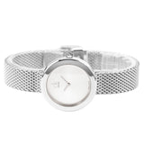 Calvin Klein Firm White Dial Silver Mesh Bracelet Watch for Women - K3N23126 Authentic Buy Shop Now