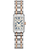 Longines Dolcevita Diamonds White Dial Two Tone Steel Strap Watch for Women - L5.258.5.79.7 Authentic Buy Shop Now