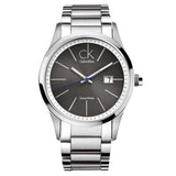 Calvin Klein Bold Black Dial Silver Steel Strap Watch for Men - K2246107 Authentic Buy Shop Now