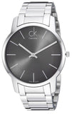 Calvin Klein City Black Dial Silver Steel Strap Watch for Men - K2G21161 Authentic Buy Shop Now