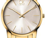 Calvin Klein City Silver Dial Gold Steel Strap Watch for Men - K2G21546 Authentic Buy Shop Now