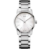 Calvin Klein City Silver Dial Silver Steel Strap Watch for Women - K2G23148 Authentic Buy Shop Now