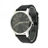 Calvin Klein City Quartz Black Dial Black Leather Strap Watch for Men - K2G2G1C3 Authentic Buy Shop Now