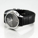 Calvin Klein Skirt Black Dial Black Leather Strap Watch for Women - K2U231C1 Authentic Buy Shop Now
