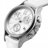 Calvin Klein Skirt White Dial White Leather Strap Watch for Women - K2U291L6 Authentic Buy Shop Now