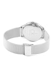 Calvin Klein Minimal Silver Dial Silver Mesh Bracelet Watch for Men - K3M21126 Authentic Buy Shop Now