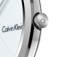 Calvin Klein Minimal Silver Dial Silver Mesh Bracelet Watch for Men - K3M2112Z Authentic Buy Shop Now