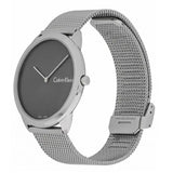 Calvin Klein Minimal Grey Dial Silver Mesh Bracelet Watch for Men - K3M211Y3 Authentic Buy Shop Now