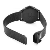 Calvin Klein Minimal Black Dial Black Mesh Bracelet Watch for Women - K3M524B1 Authentic Buy Shop Now