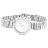 Calvin Klein Firm White Dial Silver Mesh Bracelet Watch for Women - K3N23126 Authentic Buy Shop Now