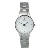 Calvin Klein Simplicity White Dial Silver Steel Strap Watch for Women - K4323101 Authentic Buy Shop Now